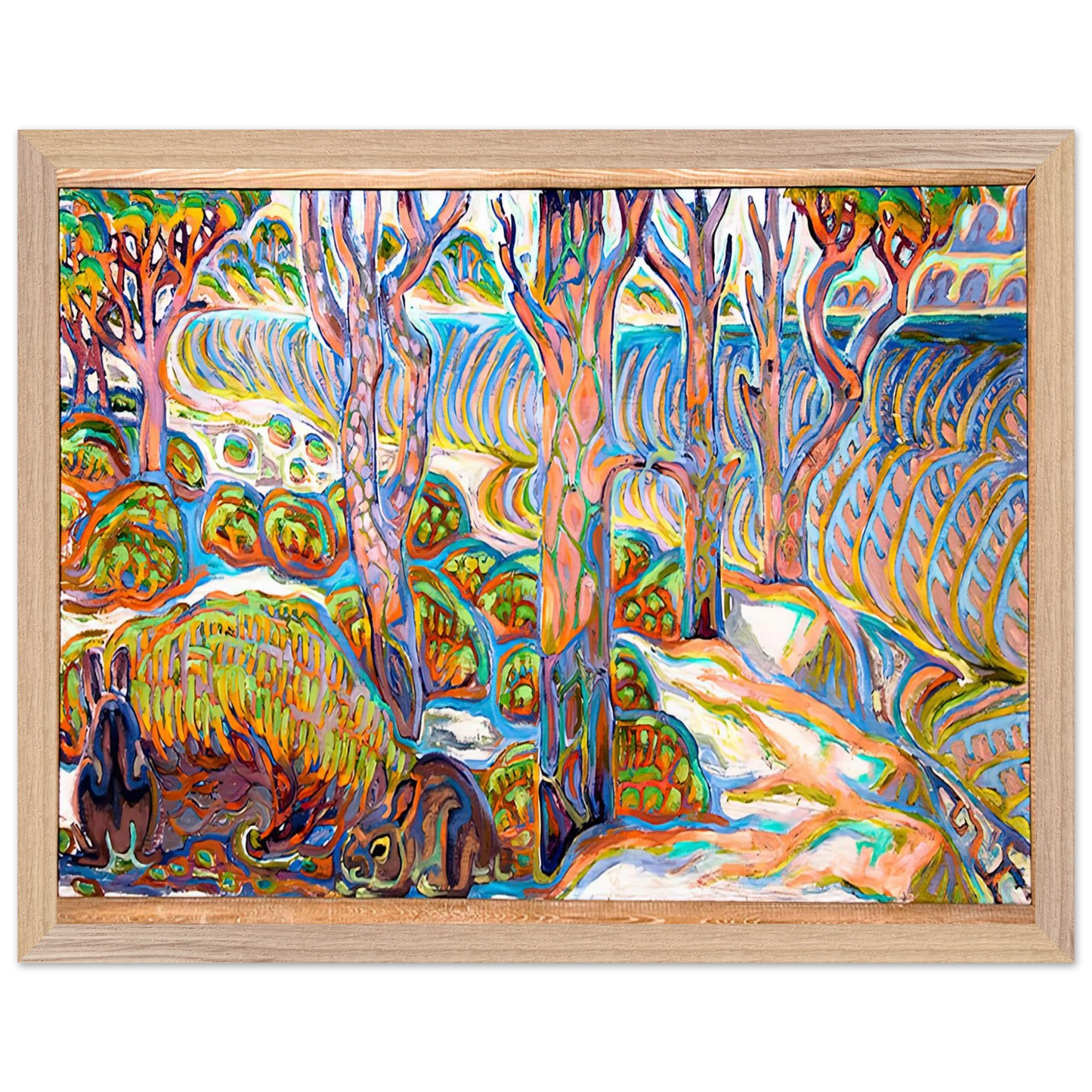 Walter Inglis Anderson - Walter Anderson Wall art - 60x80 cm / 24x32 inches - Premium Wooden Framed Poster With Fine Art Paper-canvas - White frame