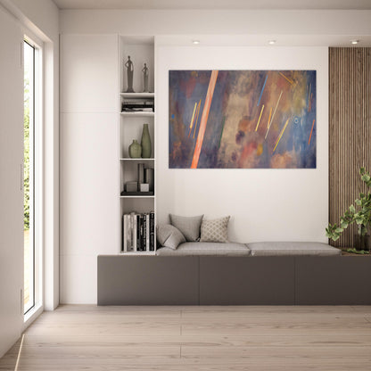 For William Blake - 1968 - Ronnie Landfield Art Prints - 100x150 cm / 40x60″ inches | Ronnie Landfield Poster | Ronnie Landfield Prints
