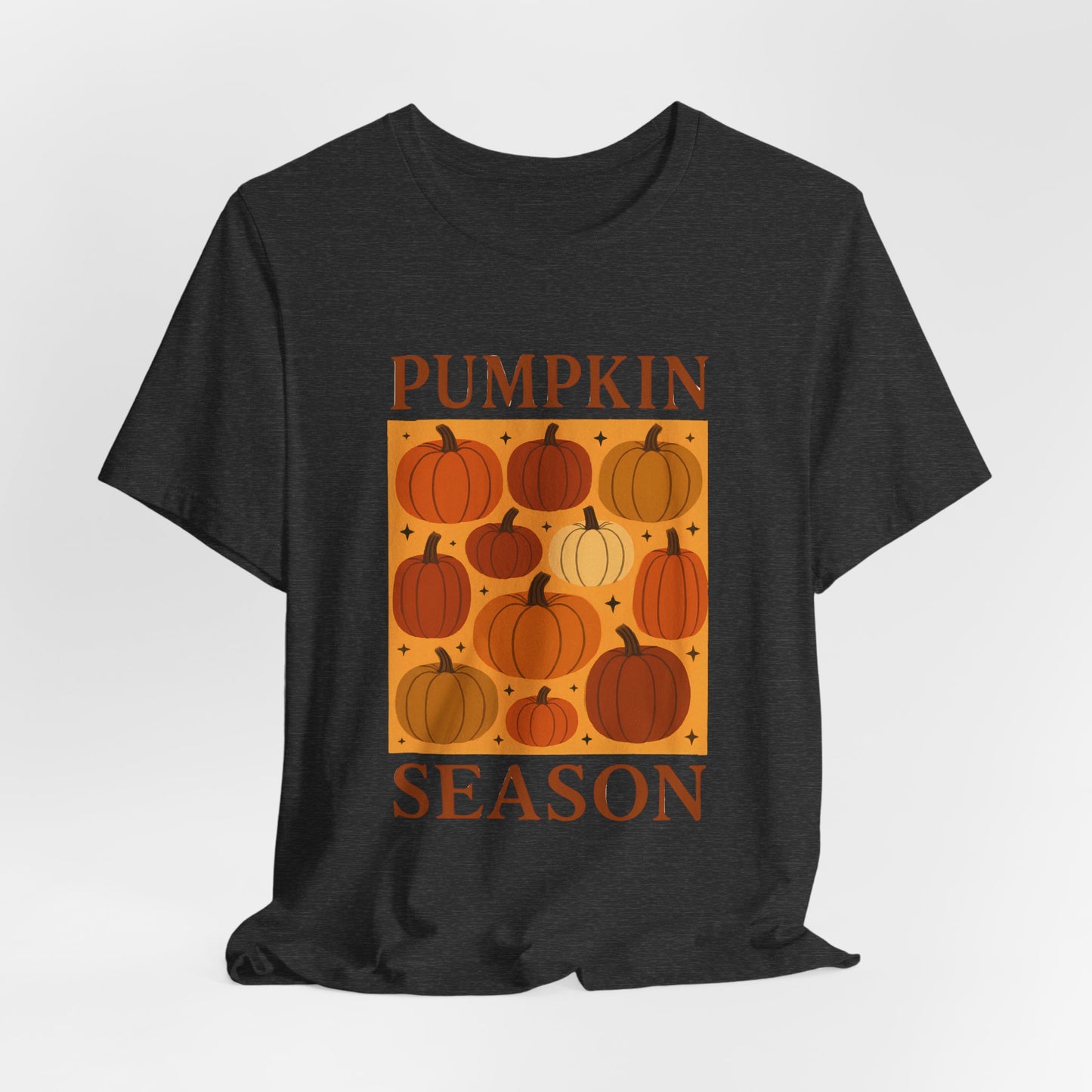 Camiseta de temporada de calabaza para mujer Boho Pumpkin
