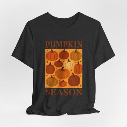Camiseta de temporada de calabaza para mujer Boho Pumpkin