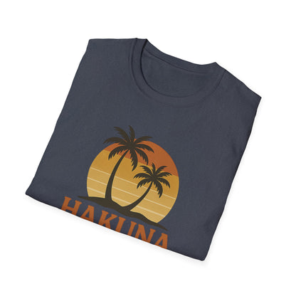 Camiseta con gráfico retro de Hakuna Matata, camiseta con vibra positiva "No Worries", camiseta vintage inspirada en los 90, camiseta con frase "Siéntete bien", regalo unisex