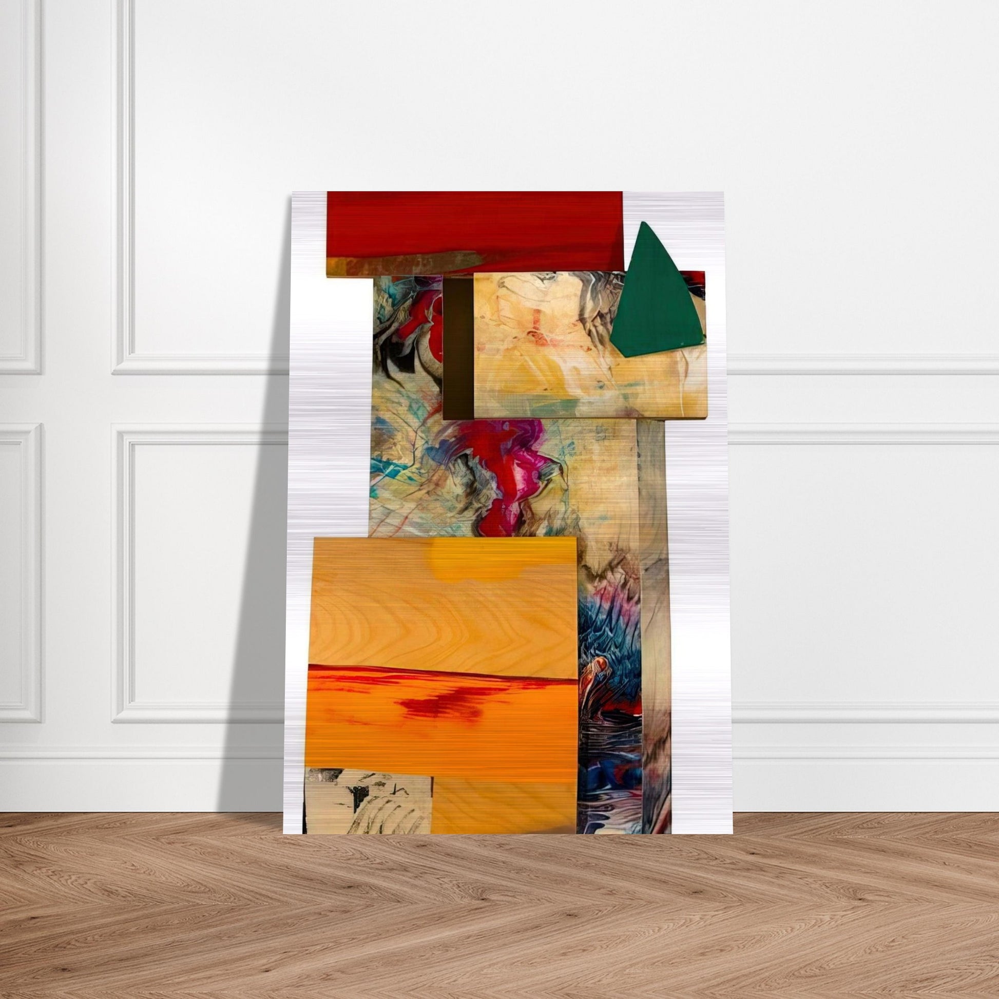 Rubiyat - Sam Gilliam Brushed Aluminum Print - 70x100 cm / 28x40 inches | Sam Gilliam Aluminum Print | Sam Gilliam Prints