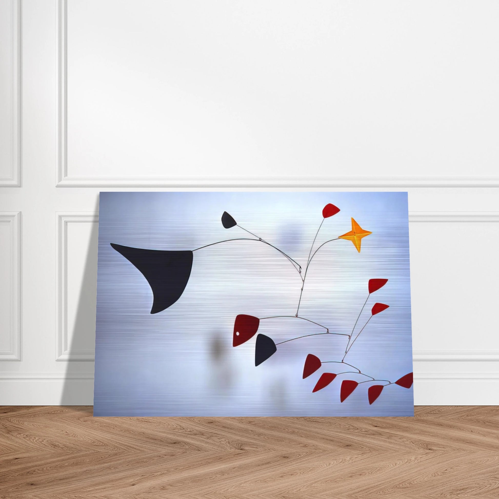 THE STAR 1960 - Alexander Calder Brushed Aluminum Print - 70x100 cm / 28x40 inches | Alexander Calder Aluminum Print | Alexander Calder Prints