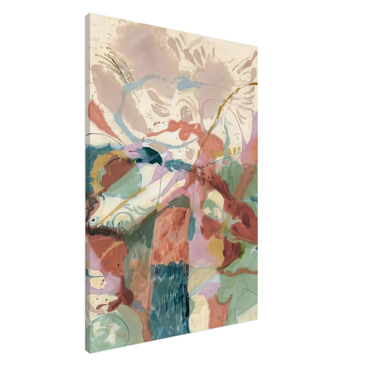Helen Frankenthaler - Jacob's Ladder, 1957- Wall Art - 30x40 cm / 12x16 inches - Fine Art Poster-canvas - -