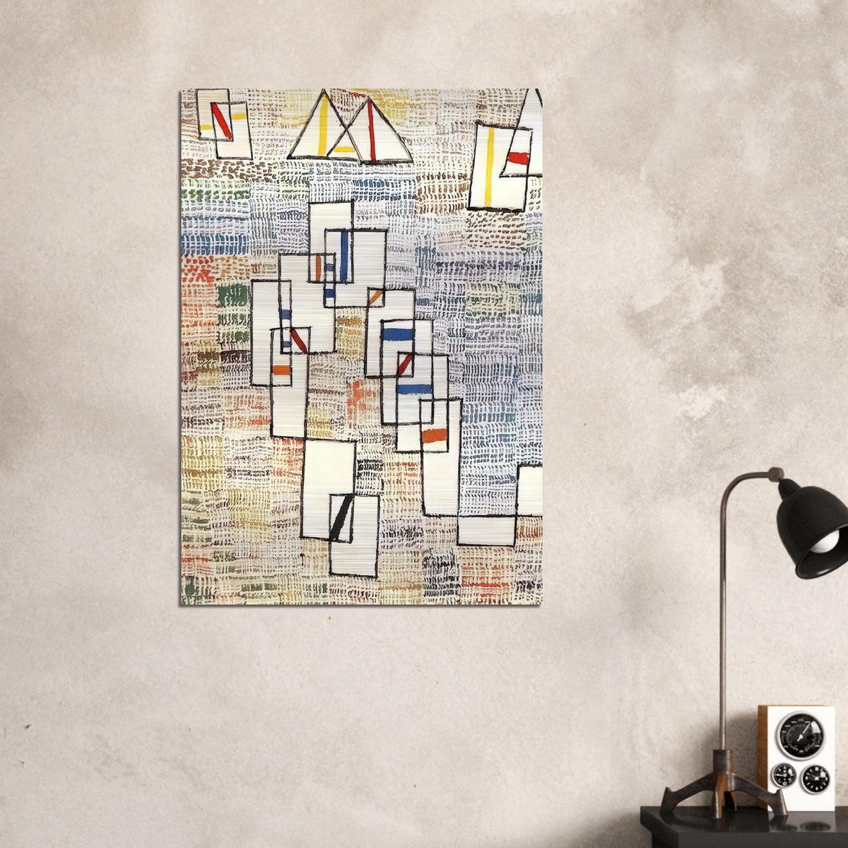 COTE DE PROVENCE - Paul Klee Brushed Aluminum Print - 70x100 cm / 28x40 inches | Paul Klee Aluminum Print | Paul Klee Prints
