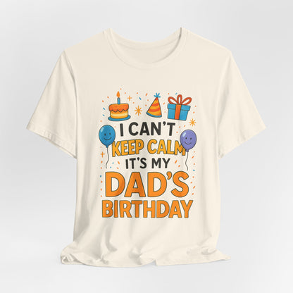Regalo de cumpleaños para papá No puedo mantener la calma Es el cumpleaños de mi papá Feliz padre