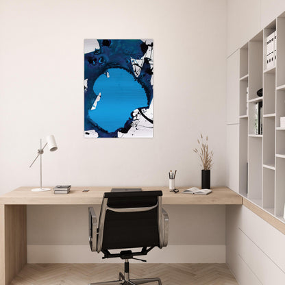 Untitled  SFP94-121  SFF 1791  - Sam Francis Brushed Aluminum Print - 70x100 cm / 28x40 inches | Sam Francis Aluminum Print | Sam Francis Prints