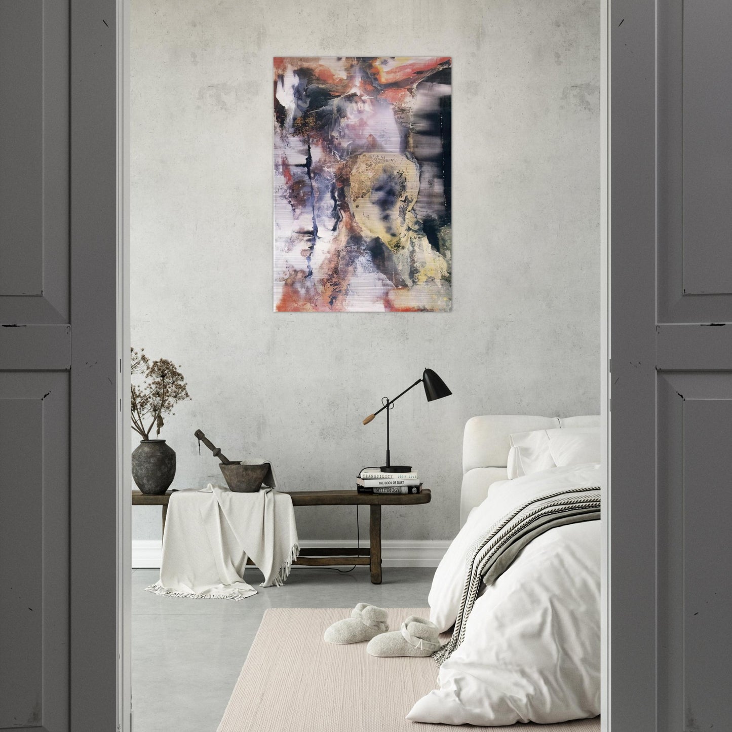 The Archer - 1955 - Paul Jenkins Brushed Aluminum Print - 70x100 cm / 28x40 inches | Paul Jenkins Aluminum Print | Paul Jenkins Prints