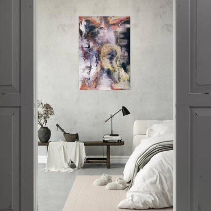 The Archer - 1955 - Paul Jenkins Brushed Aluminum Print - 70x100 cm / 28x40 inches | Paul Jenkins Aluminum Print | Paul Jenkins Prints