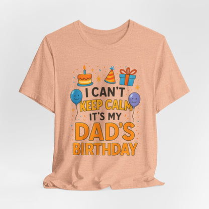 Regalo de cumpleaños para papá No puedo mantener la calma Es el cumpleaños de mi papá Feliz padre