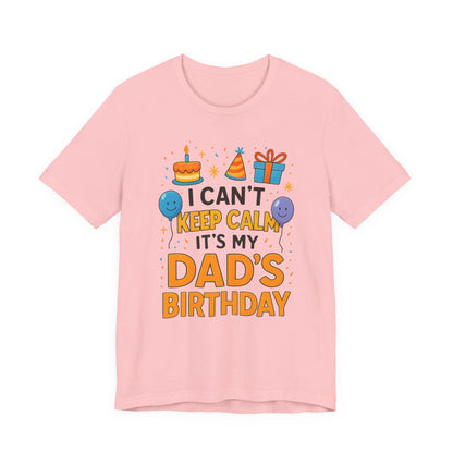 Regalo de cumpleaños para papá No puedo mantener la calma Es el cumpleaños de mi papá Feliz padre