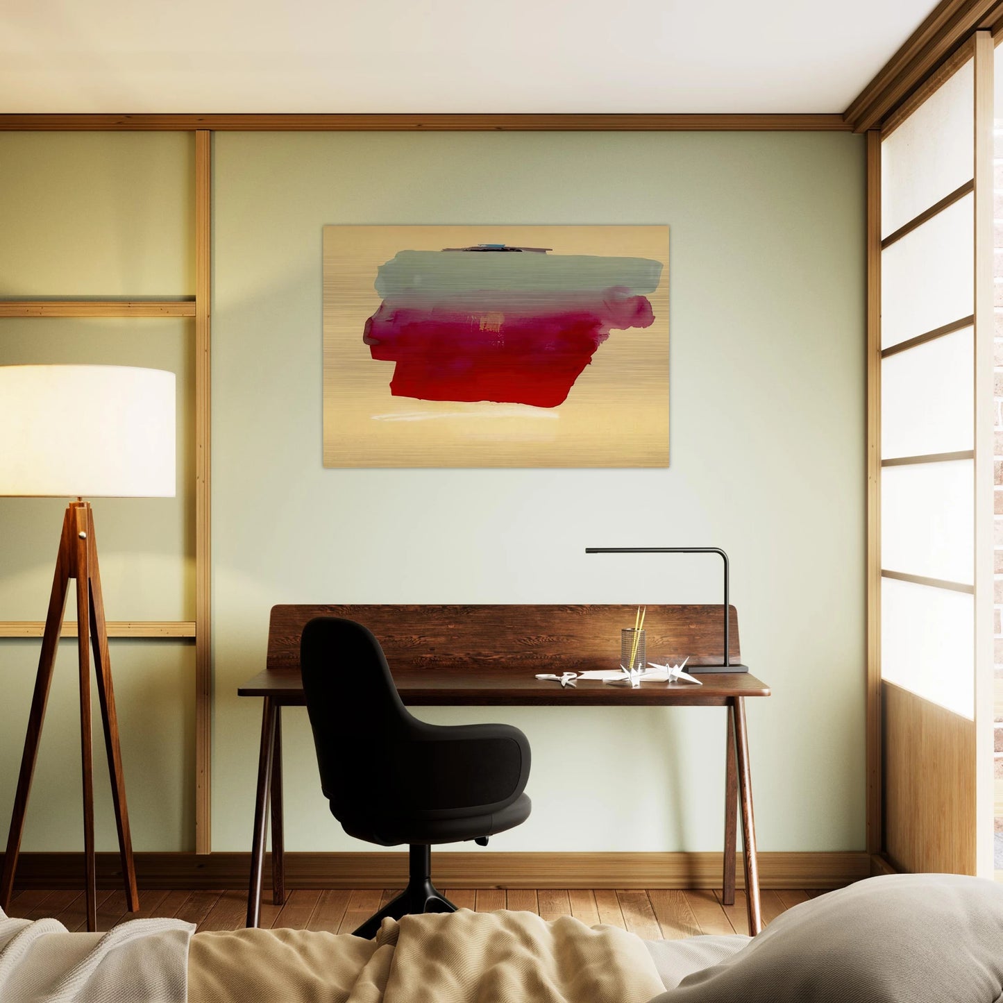 Robinson s Wrap - 1974 - Helen Frankenthaler Brushed Aluminum Print - 70x100 cm / 28x40 inches | Helen Frankenthaler Aluminum Print | Helen Frankenthaler Prints