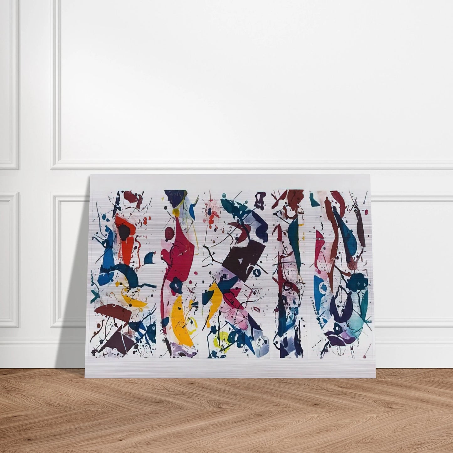 Untitled SFE 020  Lembark I53  - Sam Francis Brushed Aluminum Print - 70x100 cm / 28x40 inches | Sam Francis Aluminum Print | Sam Francis Prints