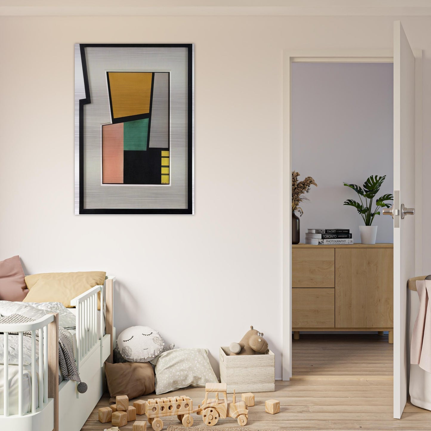 Négal - 1943 - Carmelo Arden Quin Brushed Aluminum Print - 70x100 cm / 28x40 inches | Carmelo Arden Quin Aluminum Print | Carmelo Arden Quin Prints