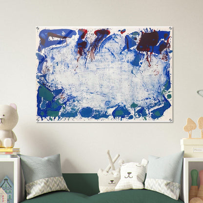 Happy Death Stone - Sam Francis Acrylic Print - 70x100 cm / 28x40″ inches