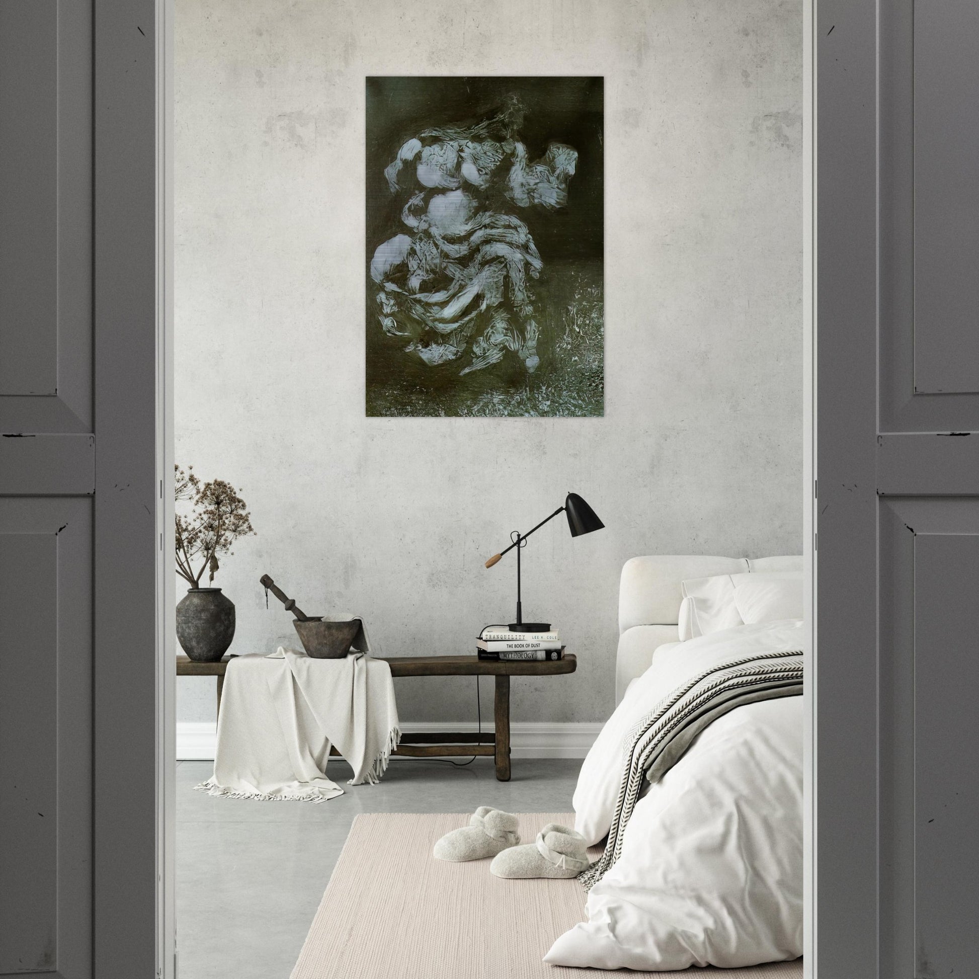A FATE OF THE PARTHENON - Salvador Dali Brushed Aluminum Print - 70x100 cm / 28x40 inches | Salvador Dali Aluminum Print | Salvador Dali Prints