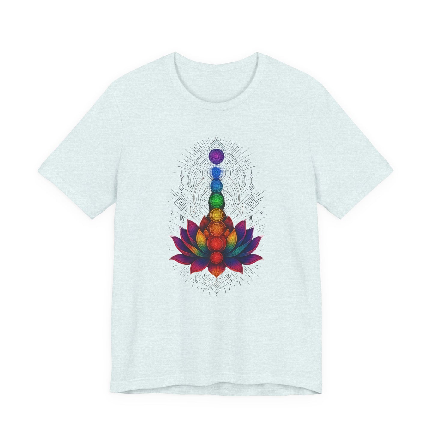 Amante del yoga espiritual de la flor de loto del chakra
