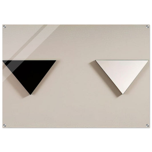 Mirror Object - 1973 - Blinky Palermo Acrylic Print - 70x100 cm / 28x40″ inches