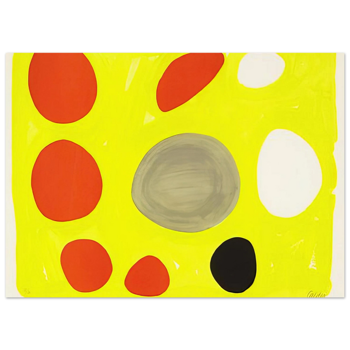 Alexander Calder - GREY OVAL 1975 Fine Art Poster