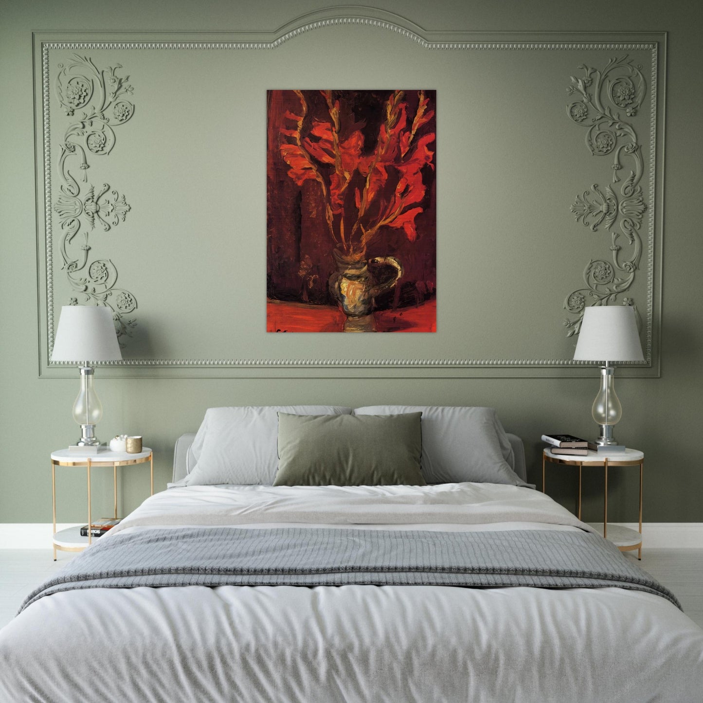 GLADIOLI 1919 - Chaim Soutine Brushed Aluminum Print - 70x100 cm / 28x40 inches | Chaim Soutine Aluminum Print | Chaim Soutine Prints