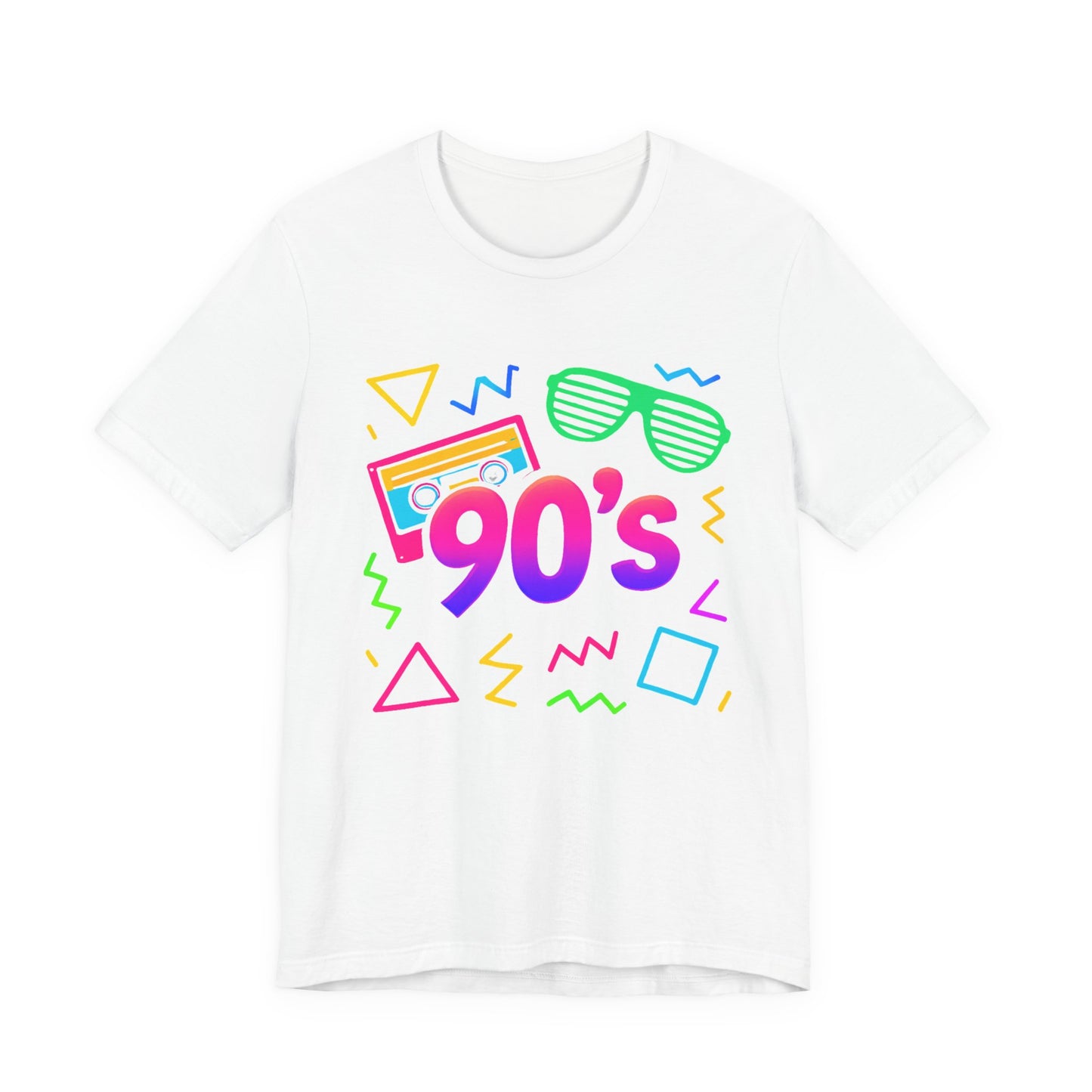 Música de la vieja escuela de los 90: ambiente arcade, clásico vintage de los 90. Camiseta retro de los 90 con la frase "Amo los años noventa".