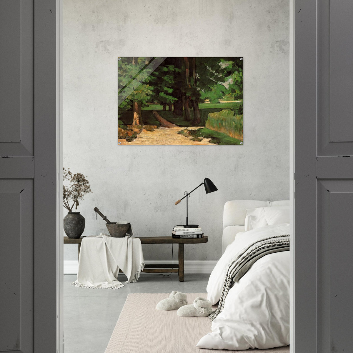 Lane of Chestnut Trees at the Jas de Bouffan - Paul Cézanne Acrylic Print - 70x100 cm / 28x40″ inches