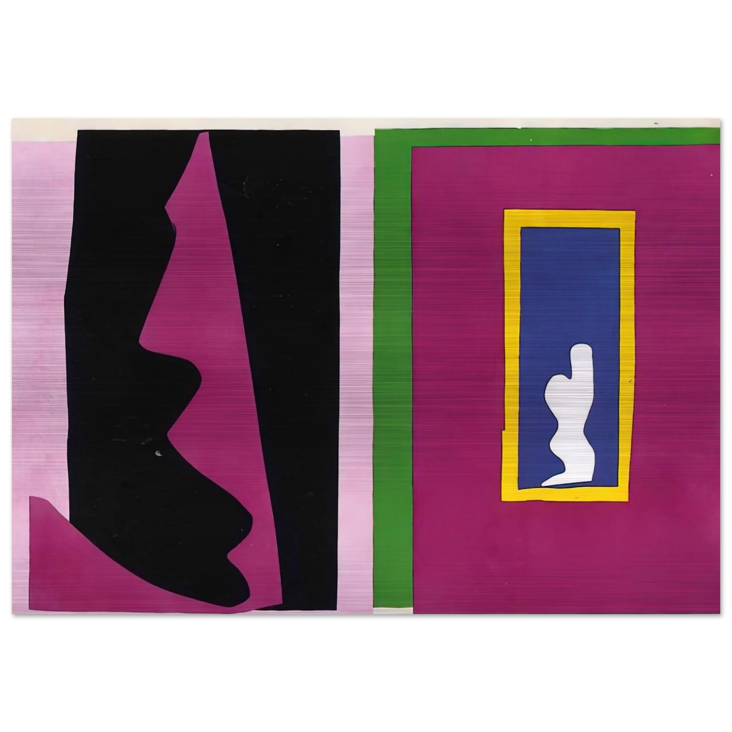 CUT OUTS - Henri Matisse Brushed Aluminum Print - 70x100 cm / 28x40 inches | Henri Matisse Aluminum Print | Henri Matisse Prints