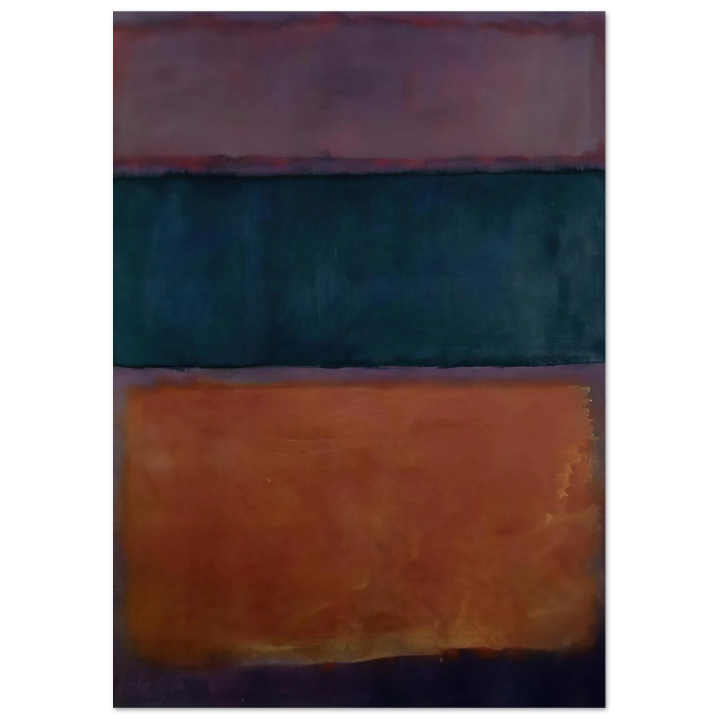 Helen Frankenthaler - Untitled - 1963 Wall art - 60x80 cm / 24x32 inches - Fine Art Poster-canvas - -