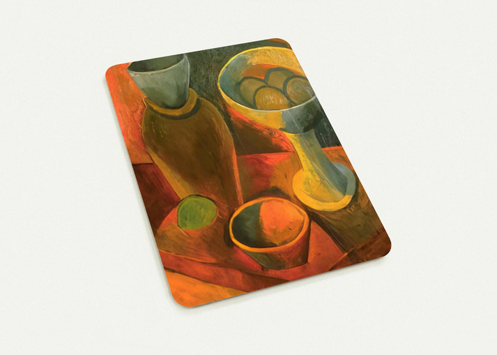 Jug and fruit dish By Pablo Picasso Pack of 10 Post Cards | Pablo Picasso Post Cards | A6 (10.5 x 14.8 cm) - 4.1 x 5.8 inches