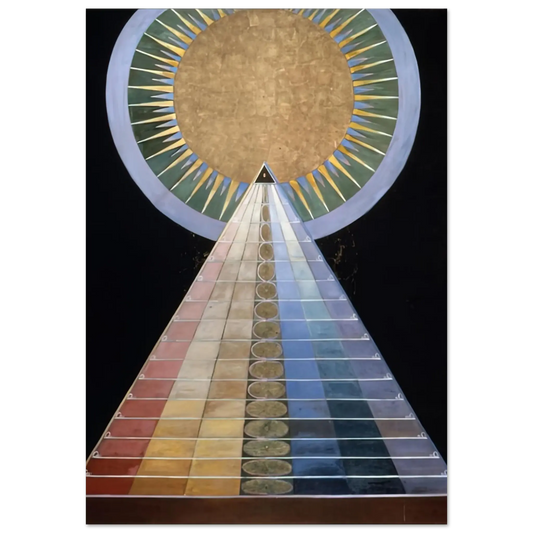 Hilma af Klint - ALTAR PAINTING 1915 Wall art - 13x18 cm / 5x7 Inches - Fine Art Poster - -