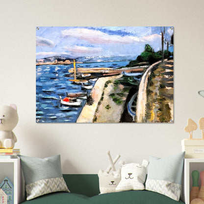 VIEW OF ANTIBES 1925 - Henri Matisse Acrylic Print - 70x100 cm / 28x40″ inches