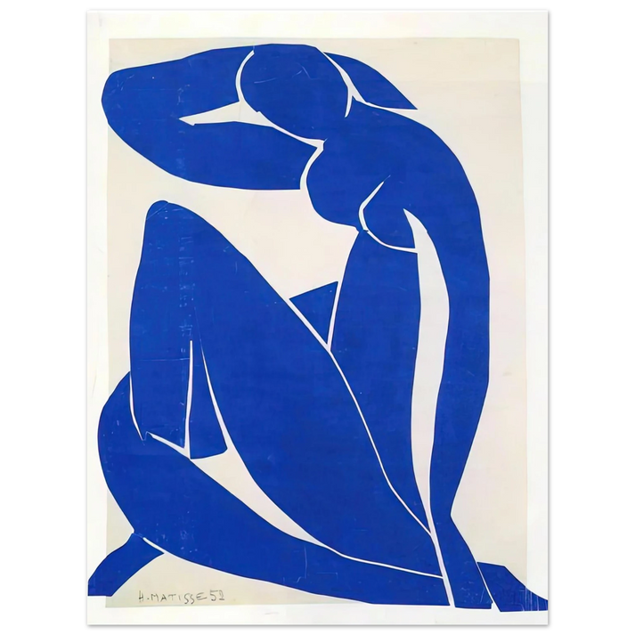 Henri Matisse - BLUE NUDE 1952  75x100 cm / 30x40inches Fine Art Poster
