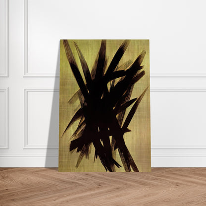 Untitled T1955-23 - 1955 - Hans Hartung Brushed Aluminum Print - 70x100 cm / 28x40 inches | Hans Hartung Aluminum Print | Hans Hartung Prints