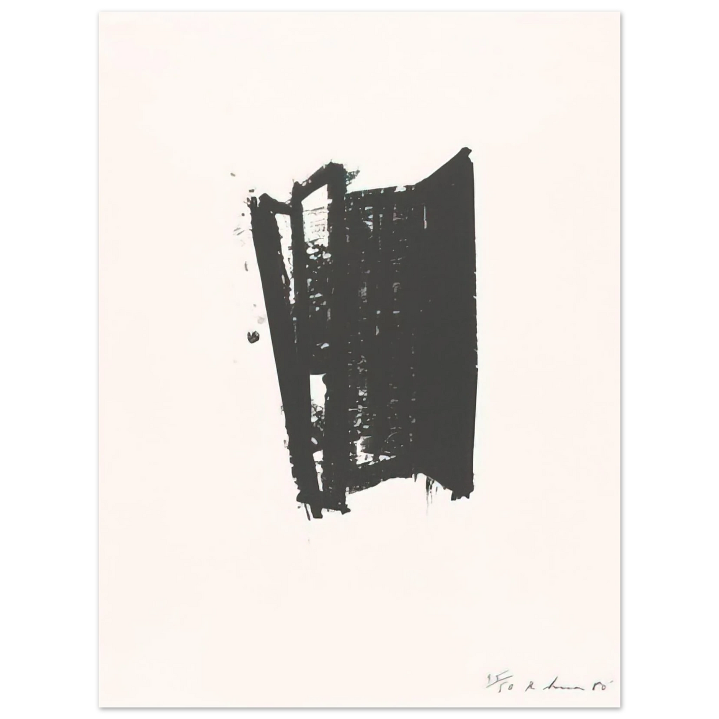Richard Serra - SKETCH 6 1981  75x100 cm / 30x40inches Fine Art Poster