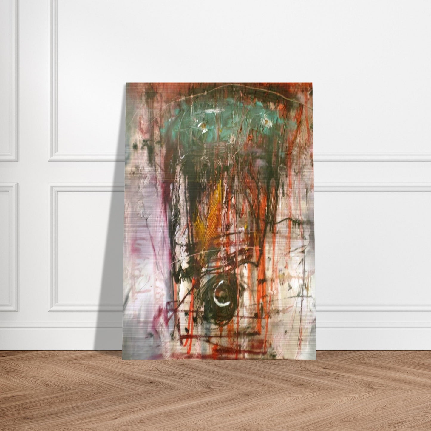 Composition - 1947 - Wols Brushed Aluminum Print - 70x100 cm / 28x40 inches | Wols Aluminum Print | Wols Prints