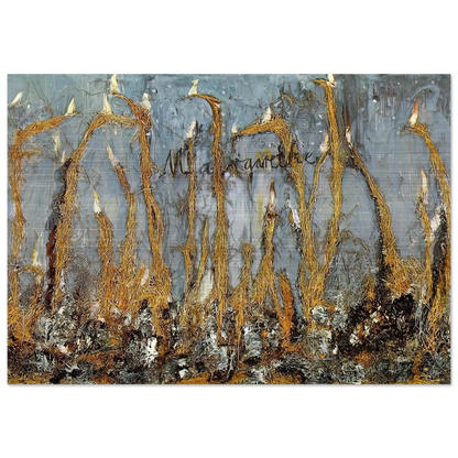 MARGARETHE - Anselm Kiefer Brushed Aluminum Print - 70x100 cm / 28x40 inches | Anselm Kiefer Aluminum Print | Anselm Kiefer Prints