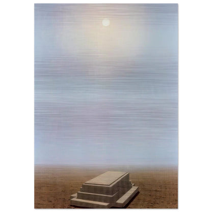 THE BEYOND 1938 - Rene Magritte Brushed Aluminum Print - 70x100 cm / 28x40 inches | Rene Magritte Aluminum Print | Rene Magritte Prints
