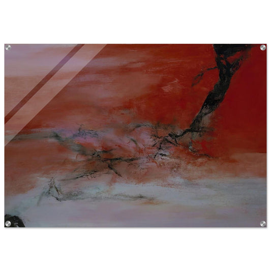 10 JANVIER 2001 2001 - Zao Wou-Ki Acrylic Print - 70x100 cm / 28x40″ inches