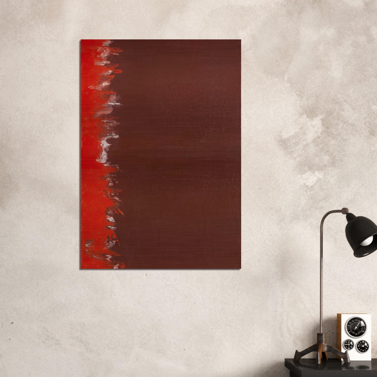 Untitled 3 - Barnett Newman Brushed Aluminum Print - 70x100 cm / 28x40 inches | Barnett Newman Aluminum Print | Barnett Newman Prints