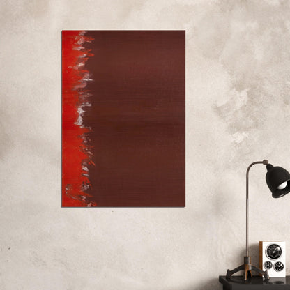 Untitled 3 - Barnett Newman Brushed Aluminum Print - 70x100 cm / 28x40 inches | Barnett Newman Aluminum Print | Barnett Newman Prints