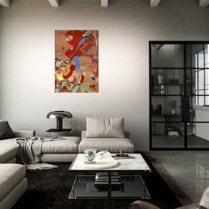 Aquatic Garden - Hans Hofmann Brushed Aluminum Print - 70x100 cm / 28x40 inches | Hans Hofmann Aluminum Print | Hans Hofmann Prints