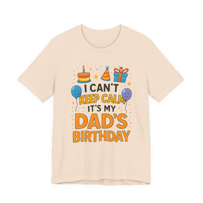 Regalo de cumpleaños para papá No puedo mantener la calma Es el cumpleaños de mi papá Feliz padre