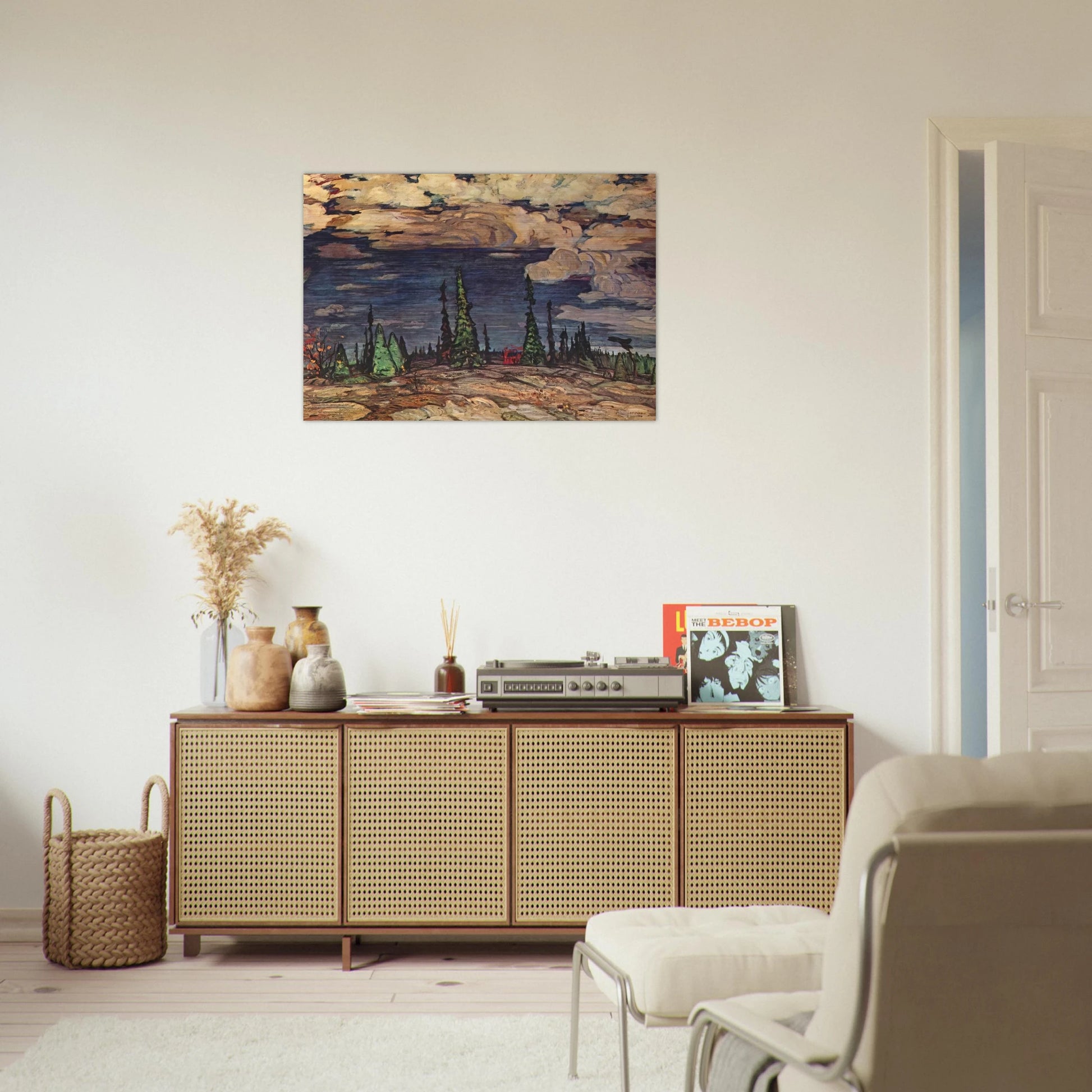 Terre Sauvage - 1913 - A.Y. Jackson Brushed Aluminum Print - 70x100 cm / 28x40 inches | A.Y. Jackson Aluminum Print | A.Y. Jackson Prints