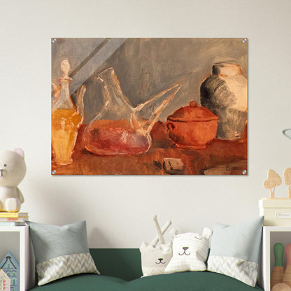 Still life with vases - Pablo Picasso Acrylic Print - 70x100 cm / 28x40″ inches