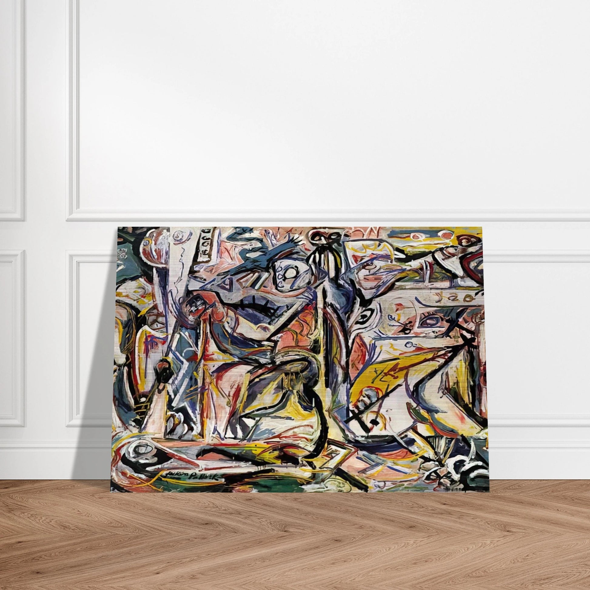 CIRCUMCISION JANUARY 1946 1 - Jackson Pollock Brushed Aluminum Print - 70x100 cm / 28x40 inches | Jackson Pollock Aluminum Print | Jackson Pollock Prints