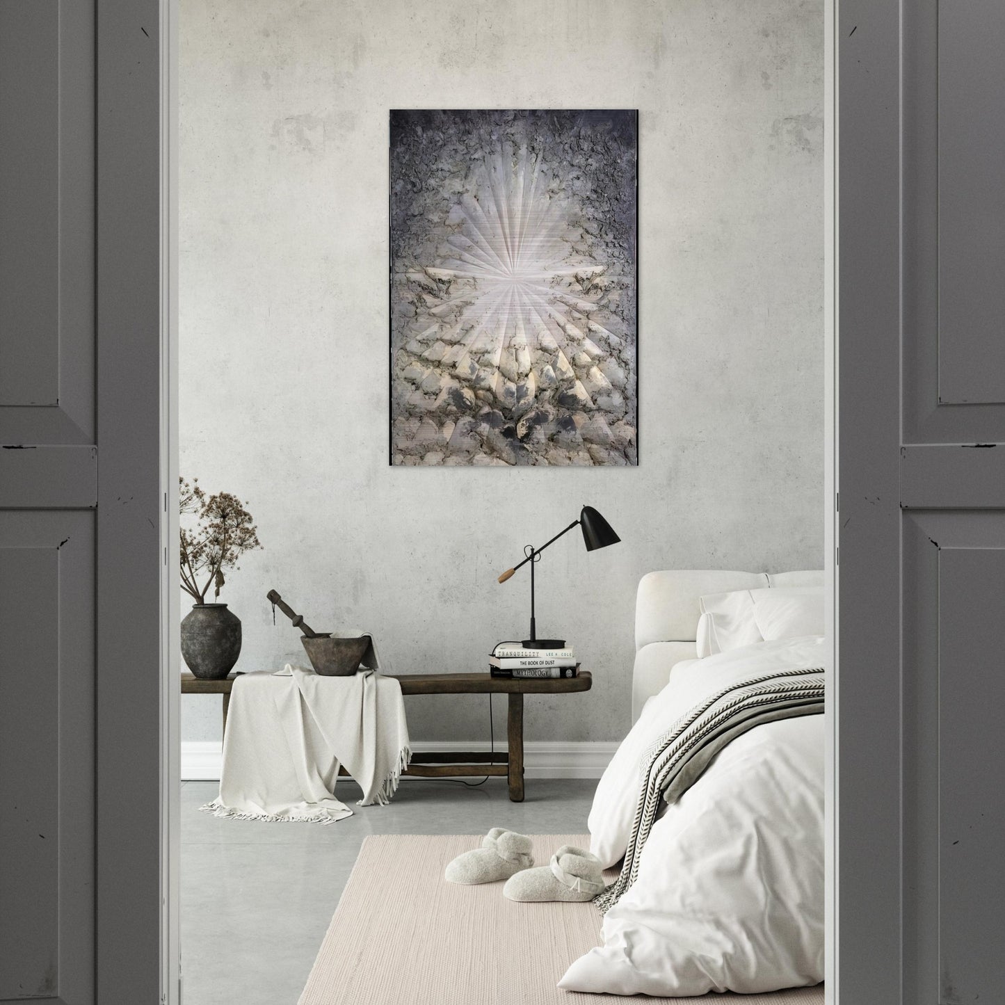 Jay DeFeo/BIG/The Rose - Jay DeFeo Brushed Aluminum Print - 70x100 cm / 28x40 inches | Jay DeFeo Aluminum Print | Jay DeFeo Prints