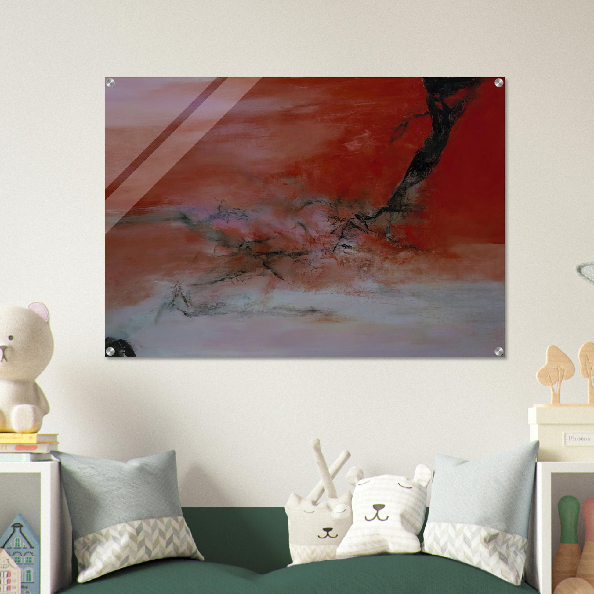 10 JANVIER 2001 2001 - Zao Wou-Ki Acrylic Print - 70x100 cm / 28x40″ inches