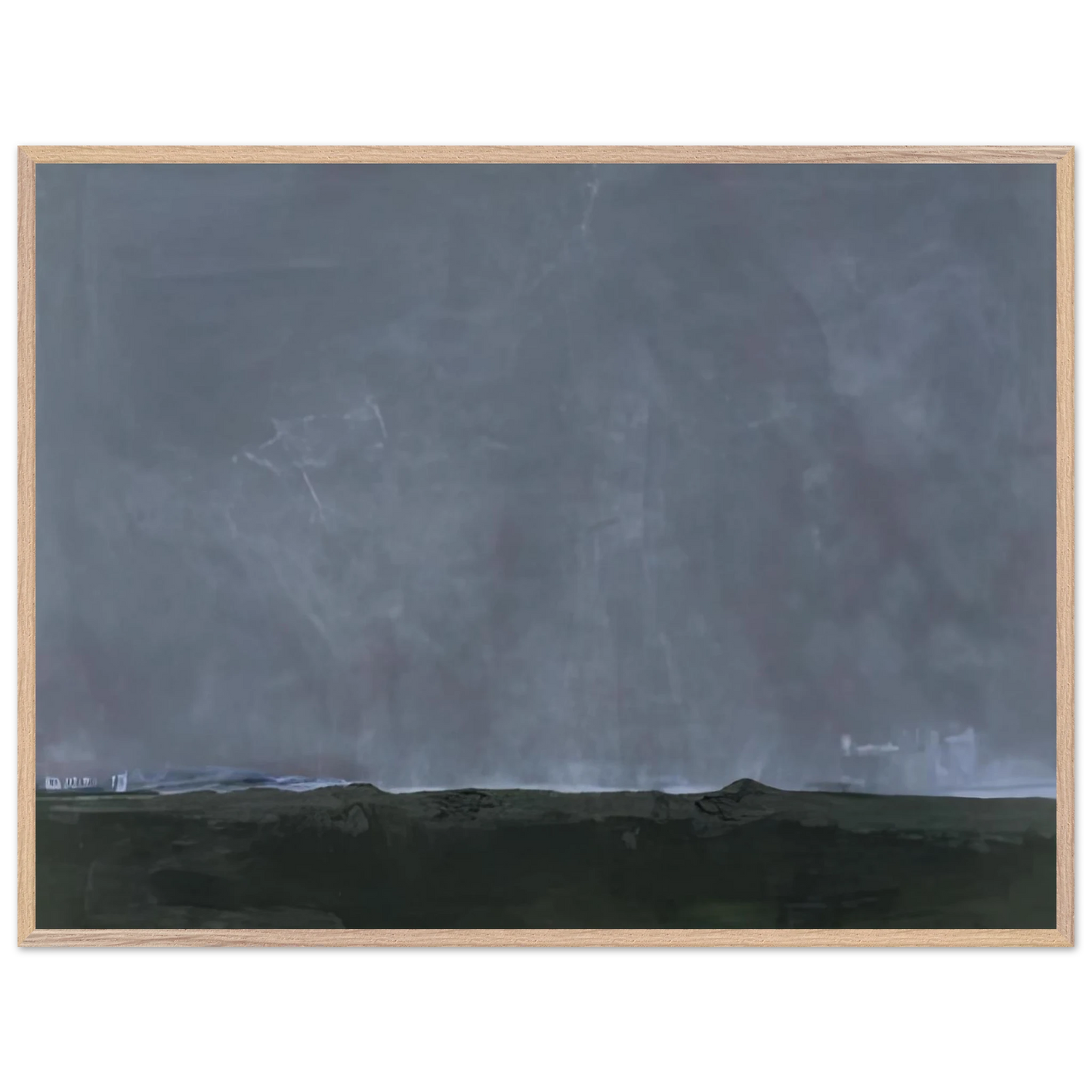 Helen Frankenthaler - Driving East, 2002- Wall Art - 21x29.7 cm / 8x12" - Premium Wooden Framed Poster With Fine Art Paper-canvas - Black frame