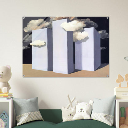 A STORM 1932 - Rene Magritte Acrylic Print - 70x100 cm / 28x40″ inches