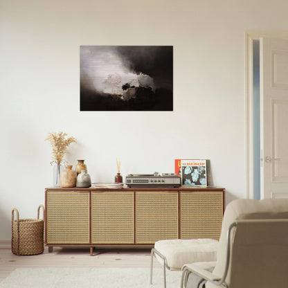 165 1960 - Luis Feito Brushed Aluminum Print - 70x100 cm / 28x40 inches | Luis Feito Aluminum Print | Luis Feito Prints